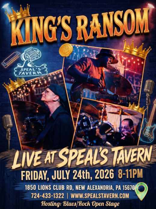 King's Ransom hosts Blues/Rock Open Stage at Speal's