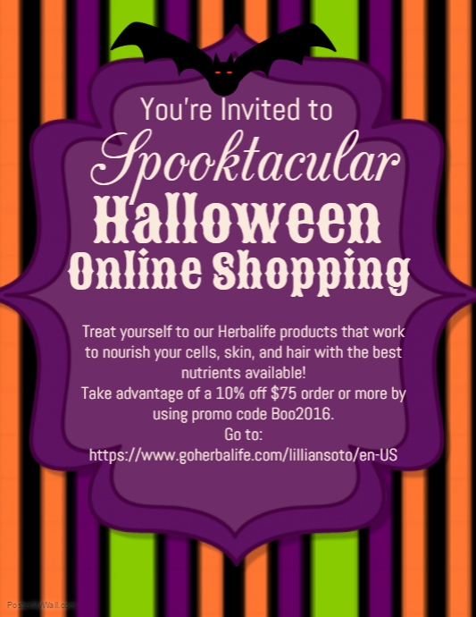 Copy of Halloween Online Shopping PosterMyWall