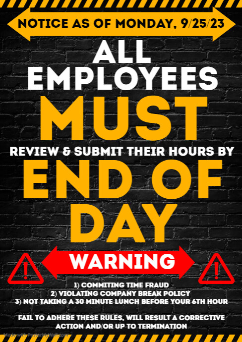 Review Hours | PosterMyWall