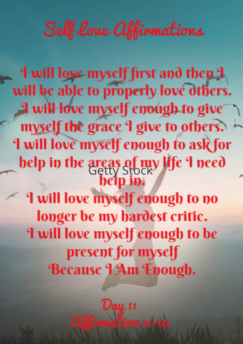 100 Affirmations Day 11 | PosterMyWall
