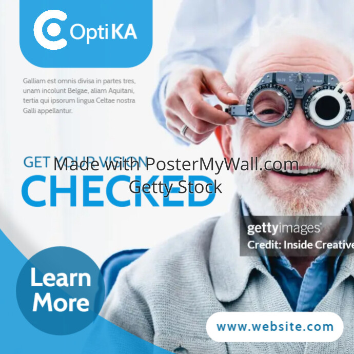 optic center advertising instagram post banne