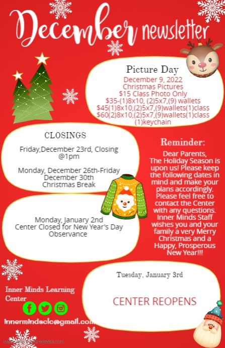 Newsletter, December | PosterMyWall