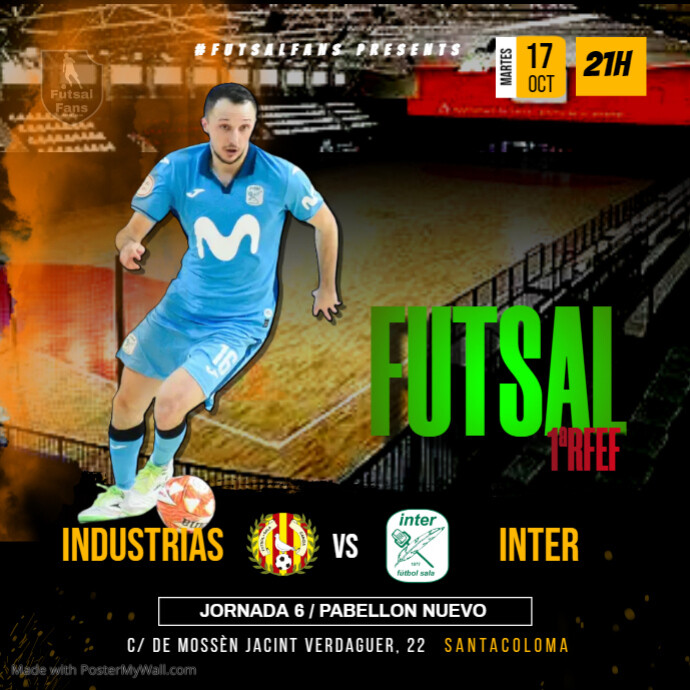 Copy of Futsal tournament instagram post flyer design | PosterMyWall
