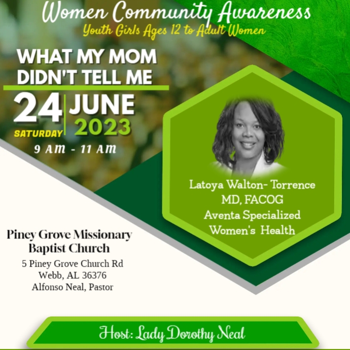 Women's health Issues Seminar Advert PosterMyWall