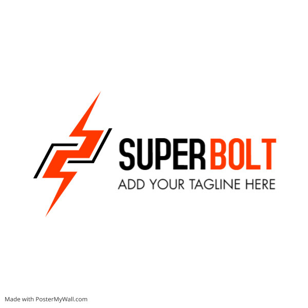 lightning bolt icon logo