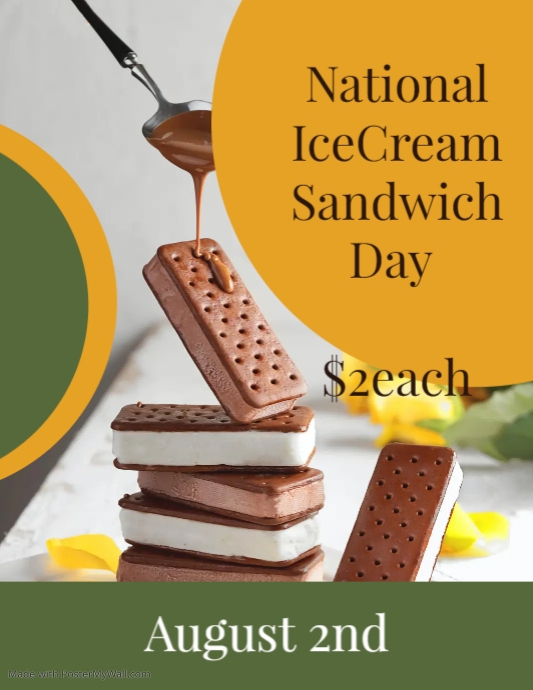 National Ice Cream Sandwich Day 2025