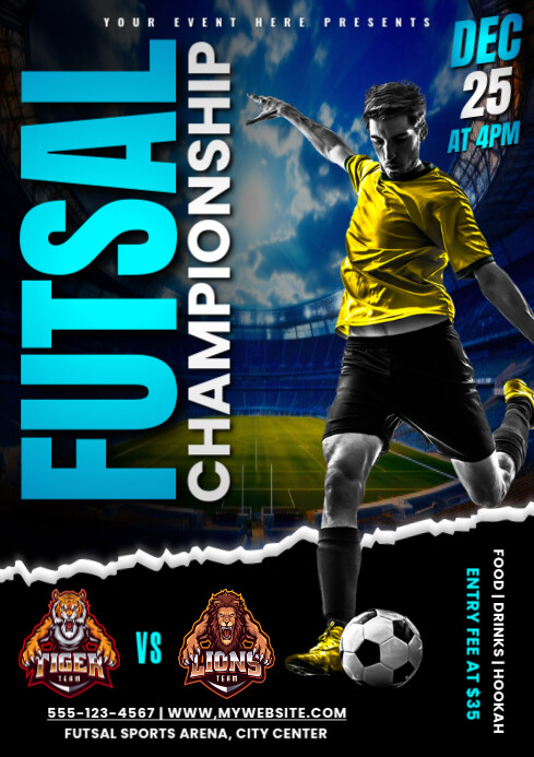 Futsal Championship A1 template