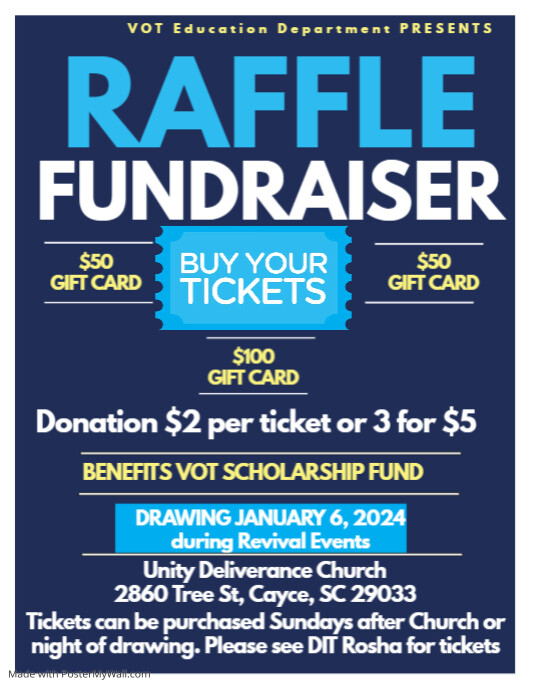 Raffle | PosterMyWall