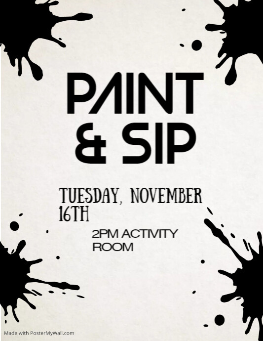 SIP AND PAINT PosterMyWall