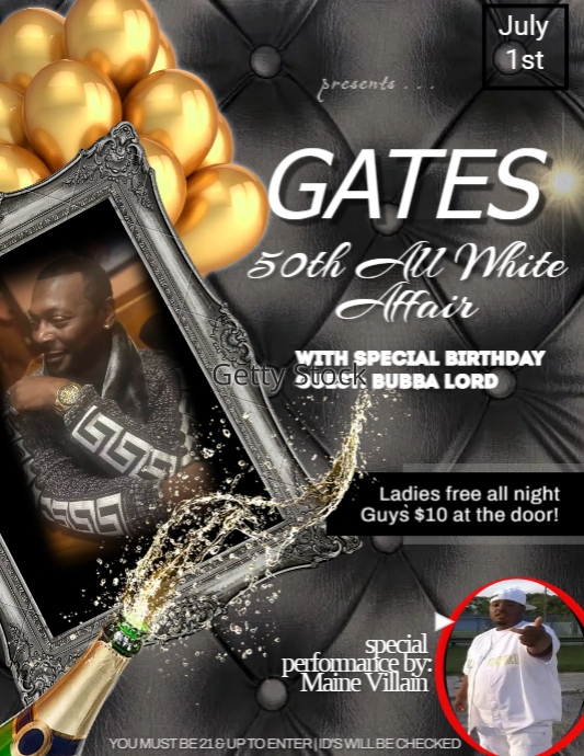 gates party PosterMyWall