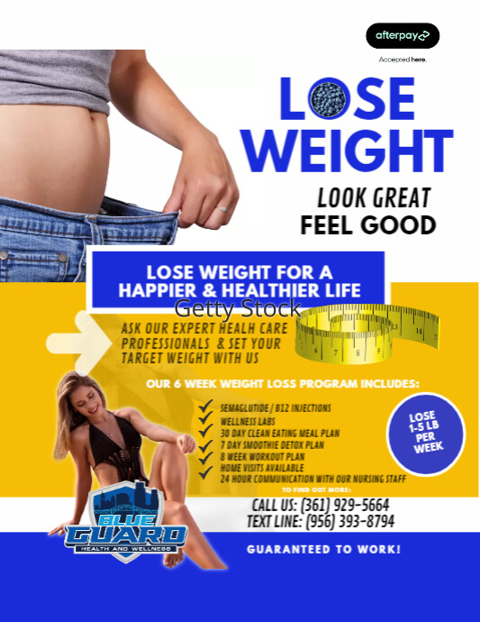 Weight Loss Program Flyer template