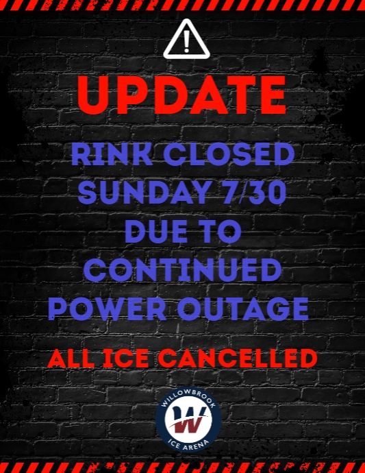 RINK CLOSED | PosterMyWall
