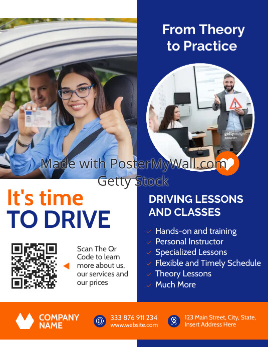 driving school flyer advertisement 2023 2024