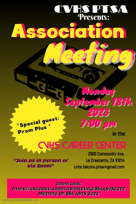 80's Party Poster template