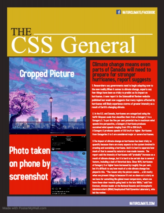 Copy of The CSS General | PosterMyWall