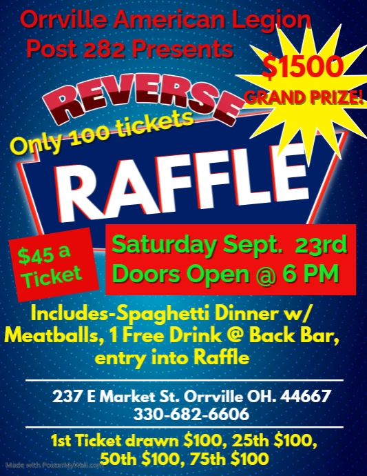 RAFFLE | PosterMyWall