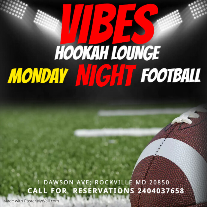 monday night football ad PosterMyWall