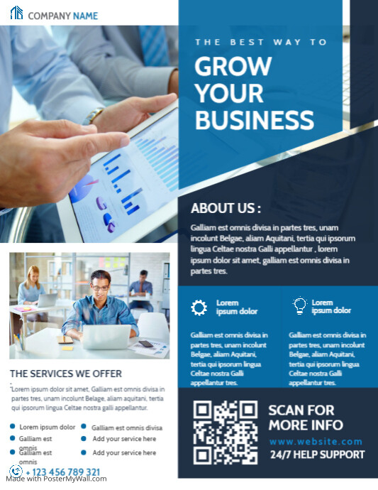 corporate flyer advertisement