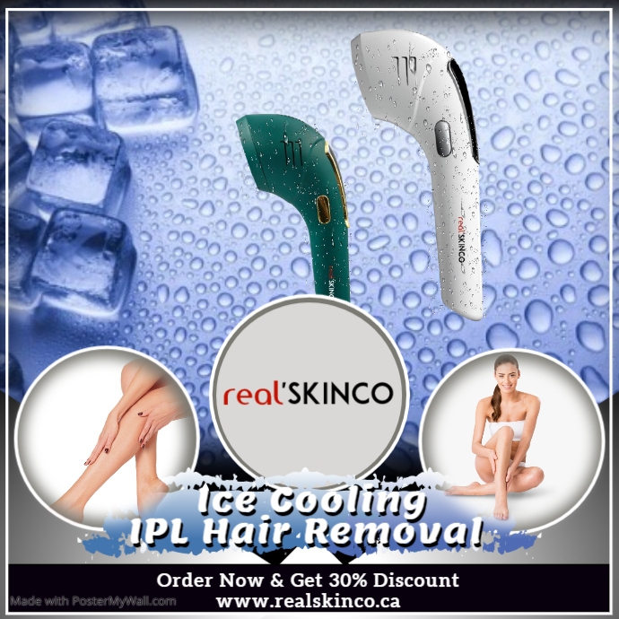 Copy of real'SKINCO hair Removal | PosterMyWall