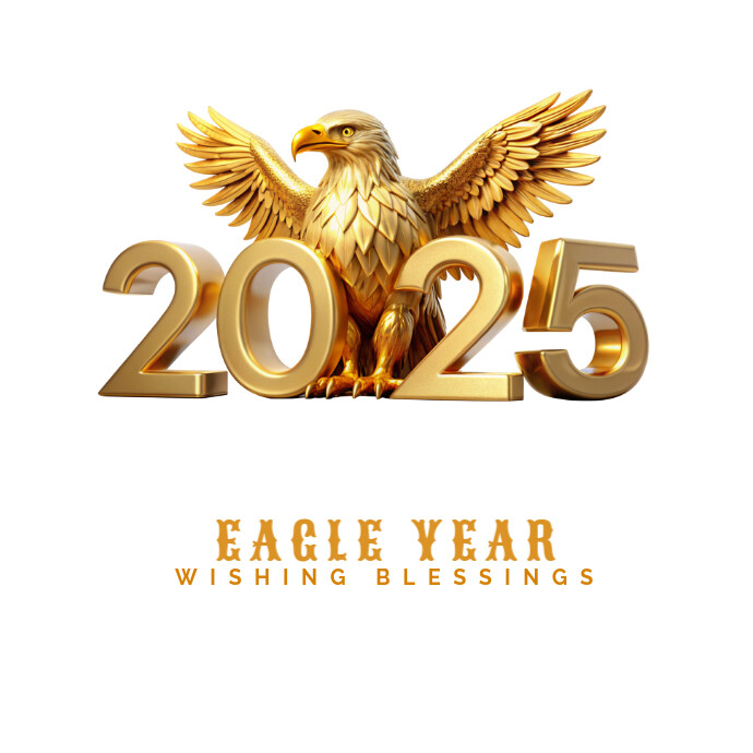 Eagle 2025 Logo template