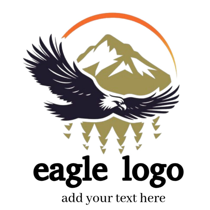 eagle logo template
