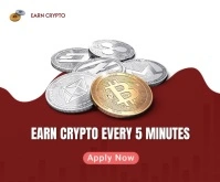 Earn Money Bitcoin Advertisement Banner Large 大矩形广告 template