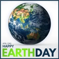 Earth Day, Earth Awareness Day,  Save Earth Instagram Post template