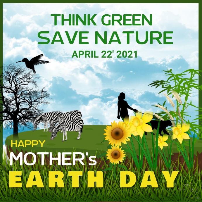 earth day , happy earth day 2021 Template PosterMyWall
