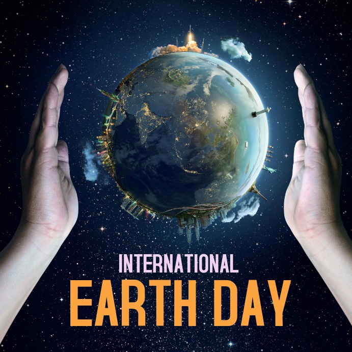 Earth Day | International earth Day Publicação no Instagram template