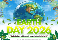 Earth Day 2026 A4 template