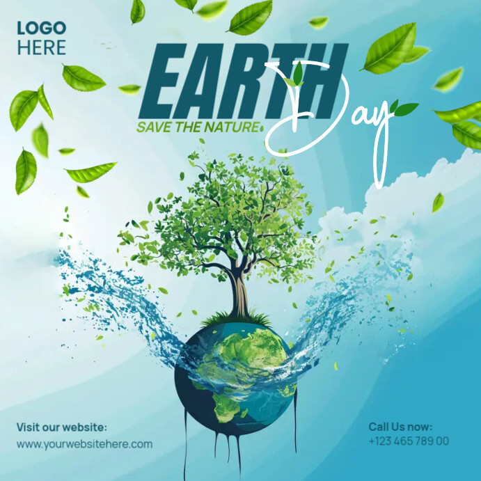Copy of earth day 22nd april social media | PosterMyWall