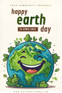 Earth Day Celebration Poster template