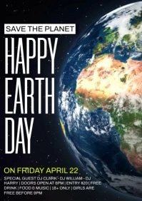 earth day A4 template