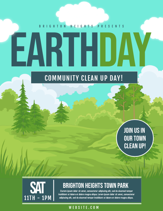 Earth Day Template PosterMyWall