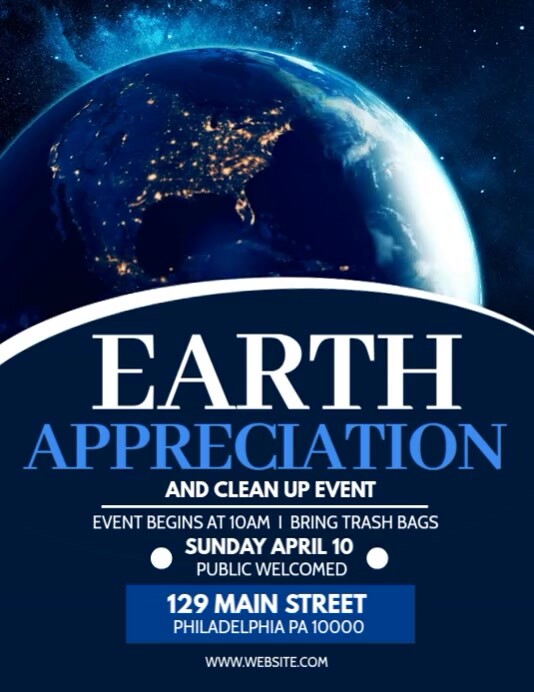 Earth Day Template PosterMyWall