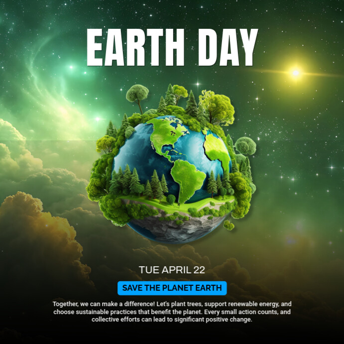 Copy of earth day | PosterMyWall