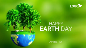 Earth day Twitter Post template