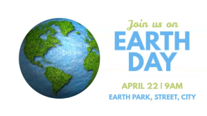 Earth Day Video Sampul Facebook (16:9) template