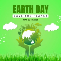 earth day Square (1:1) template