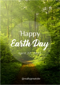 Earth Day A1 template