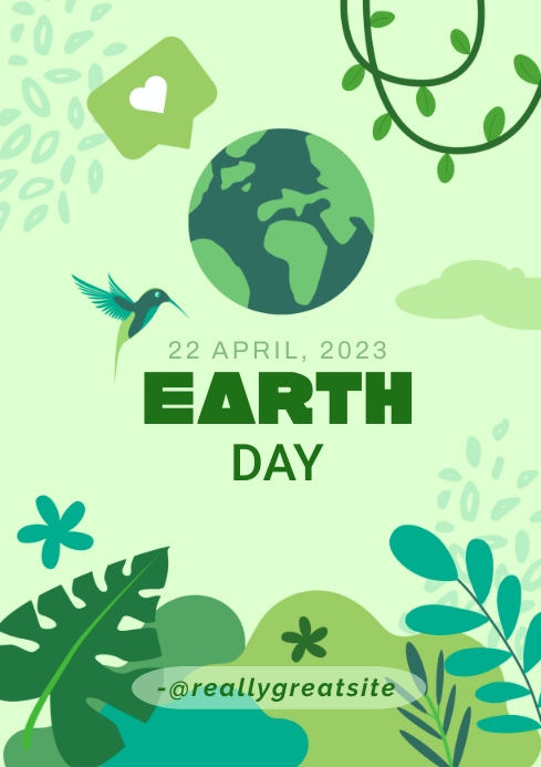 Earth Day Template PosterMyWall
