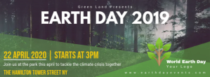 Earth Day Event Announcement Banner รูปปกบน Facebook template
