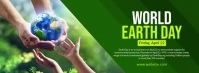 Earth day Facebook cover template