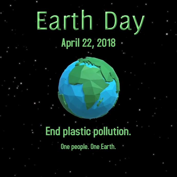 Earth Day Flyer Vierkant (1:1) template