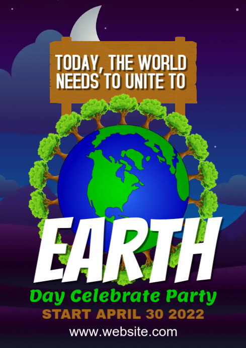 Earth Day Flyer Design Template Postermywall Earth Day 2022 Design