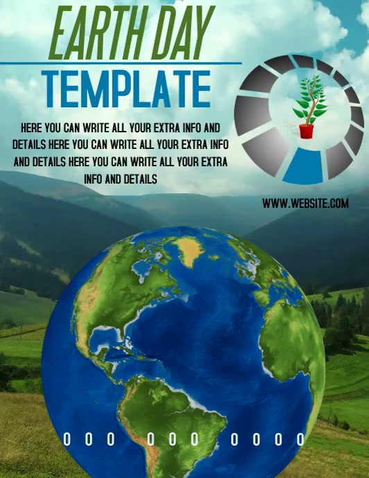 EARTH DAY FLYER TEMPLATE PosterMyWall