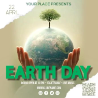 Earth Day Instagram Post Video Wpis na Instagrama template