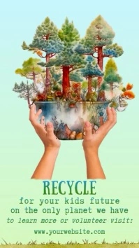 Earth Day Instagram Story template