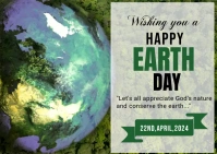 earth day poster Cartolina template