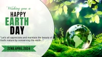 earth day poster YouTube Thumbnail template